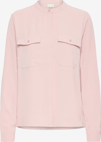 ICHI Bluse 'SOFFIE LS' in Pink: Vorderseite