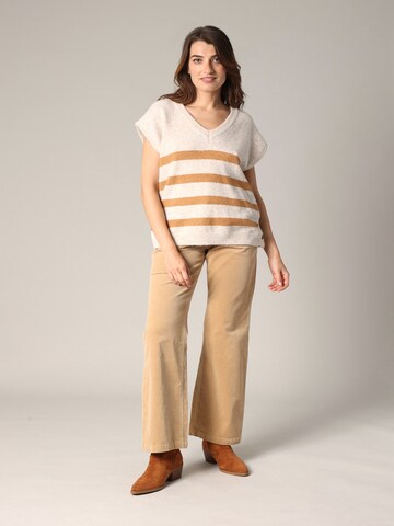 Tops en tricot 'BIRDY' Deeluxe en beige
