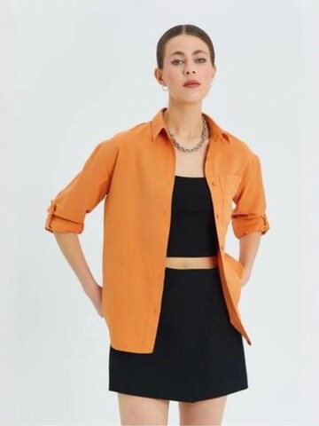 MixRay Blouse 'Hemden' in Orange