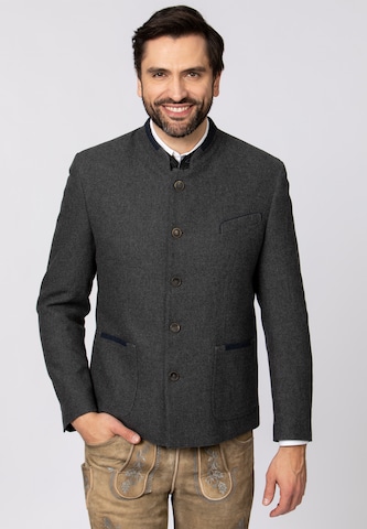 STOCKERPOINT Regular fit Knitted Janker 'Samuel' in Grey: front