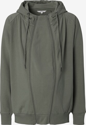 Noppies Zip-Up Hoodie 'Romee' in Green: front