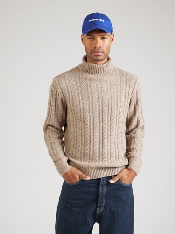 Jack & Jones Premium Sweater 'JPRBLTrent' in Grey: front