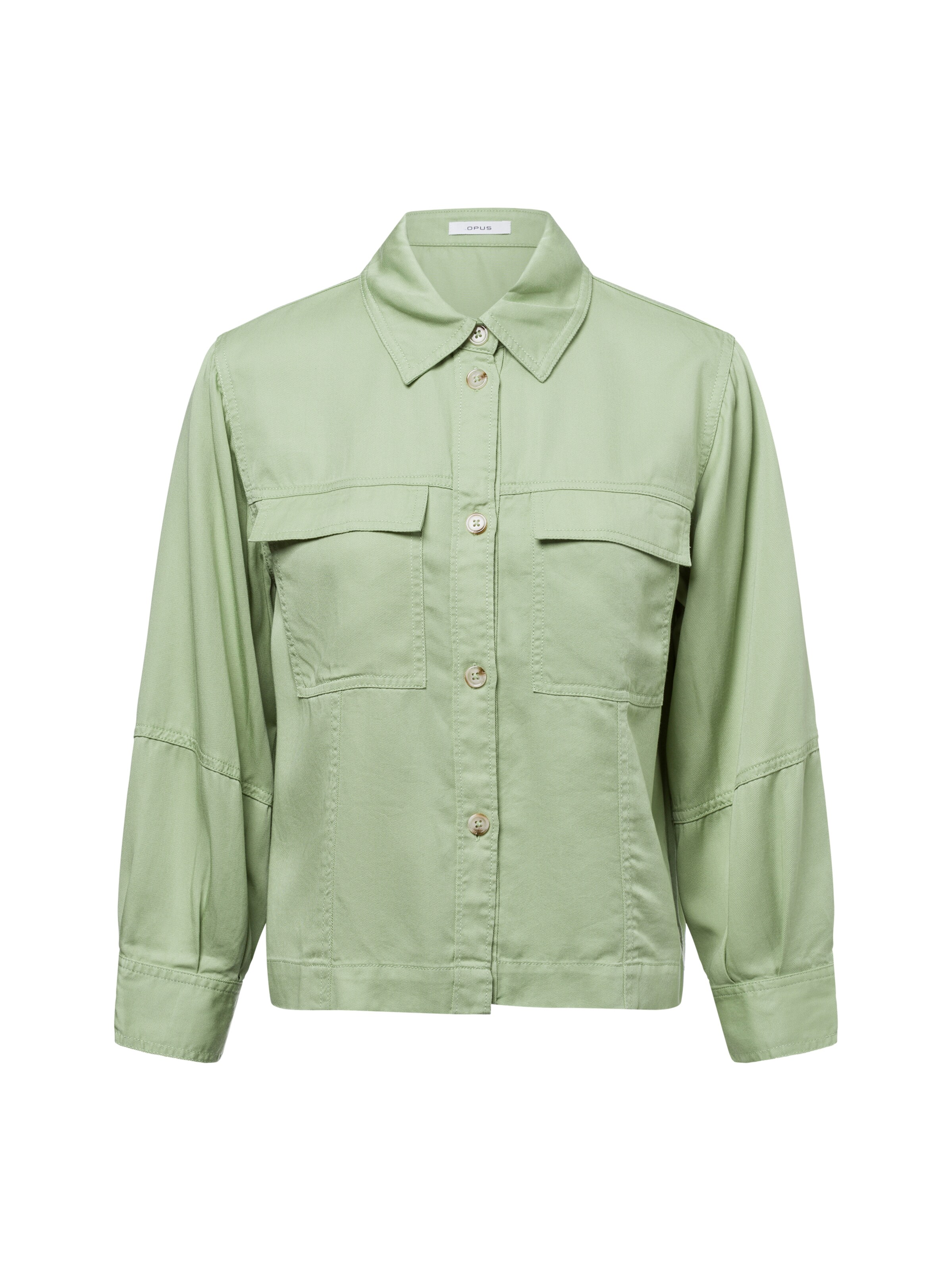 OPUS Bluse 'Fadelia' in Grün: Vorderseite