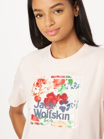 JACK WOLFSKIN Performance Shirt in Pink