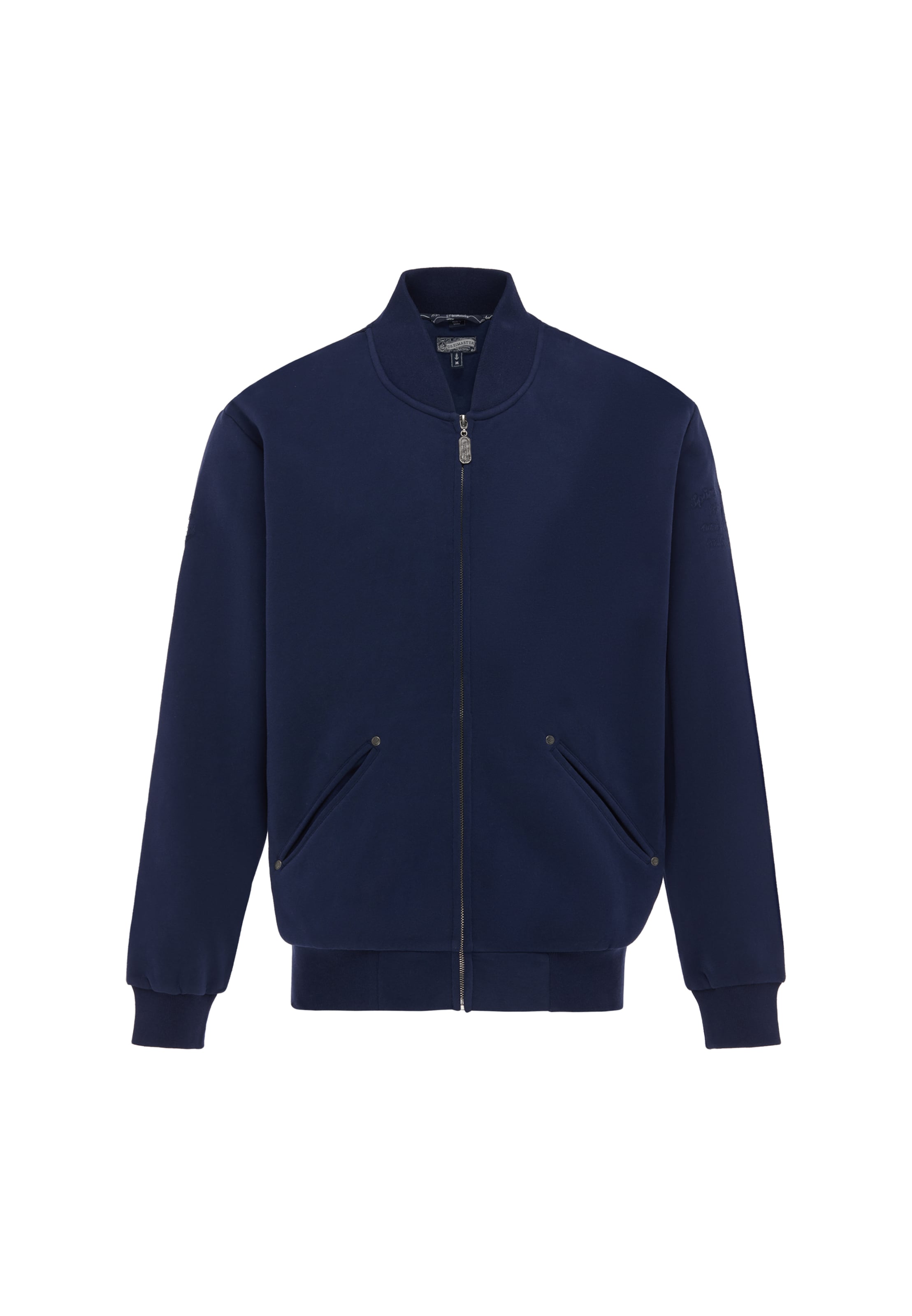 DreiMaster Vintage Sweatvest in Blauw: voorkant