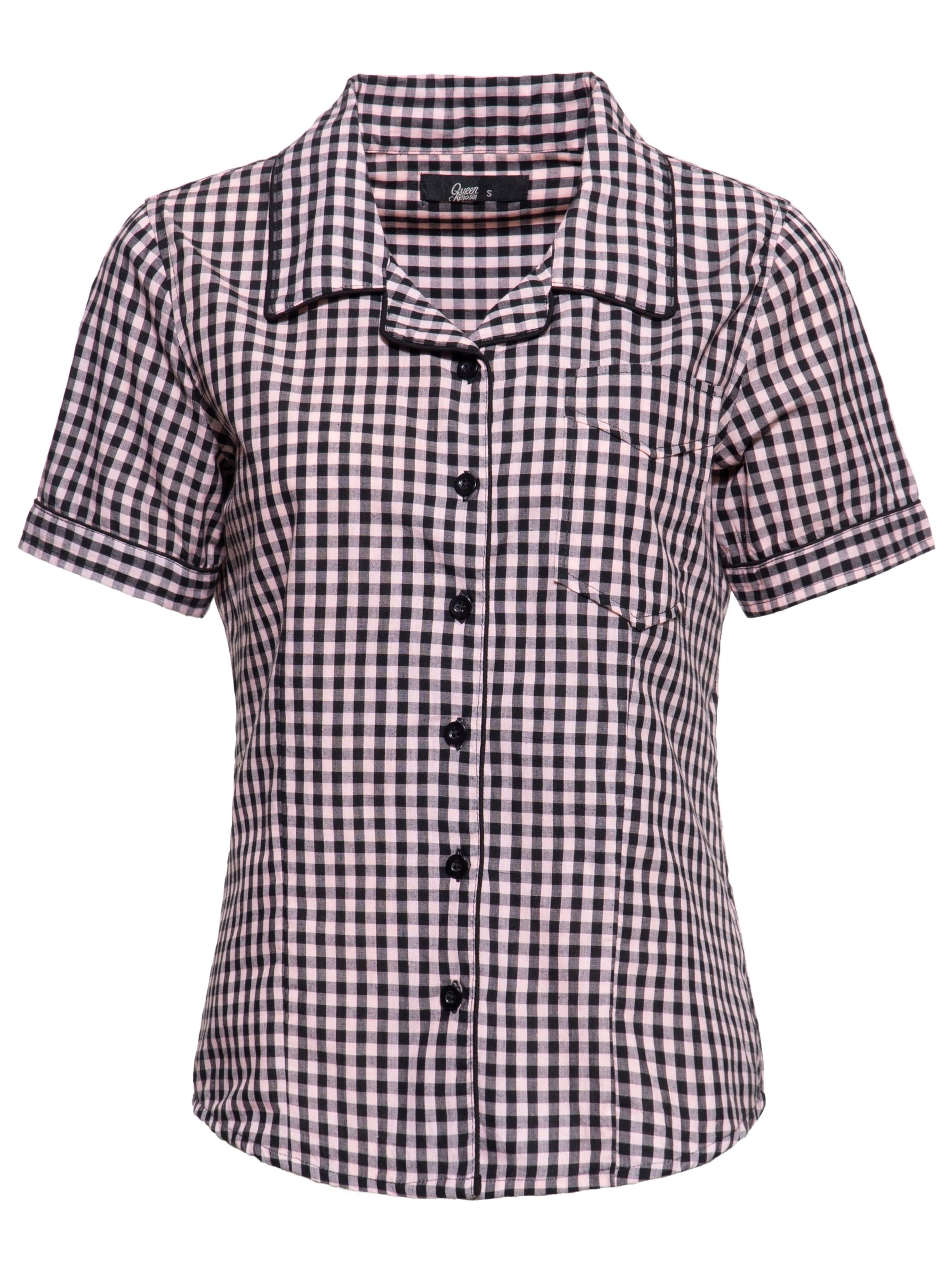 Queen Kerosin Bluse‌‌‌‌‌‌ in XXXL in pink, Produktansicht