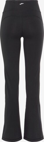 FAYN SPORTS Flared Workout Pants in Black