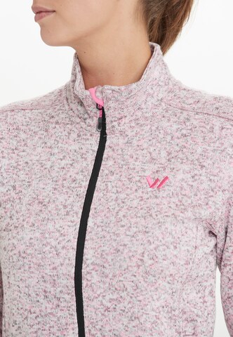 Whistler Athletic Fleece Jacket 'Maleo' in Pink