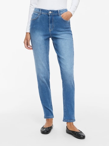 Slimfit Jeans di VILA in blu: frontale