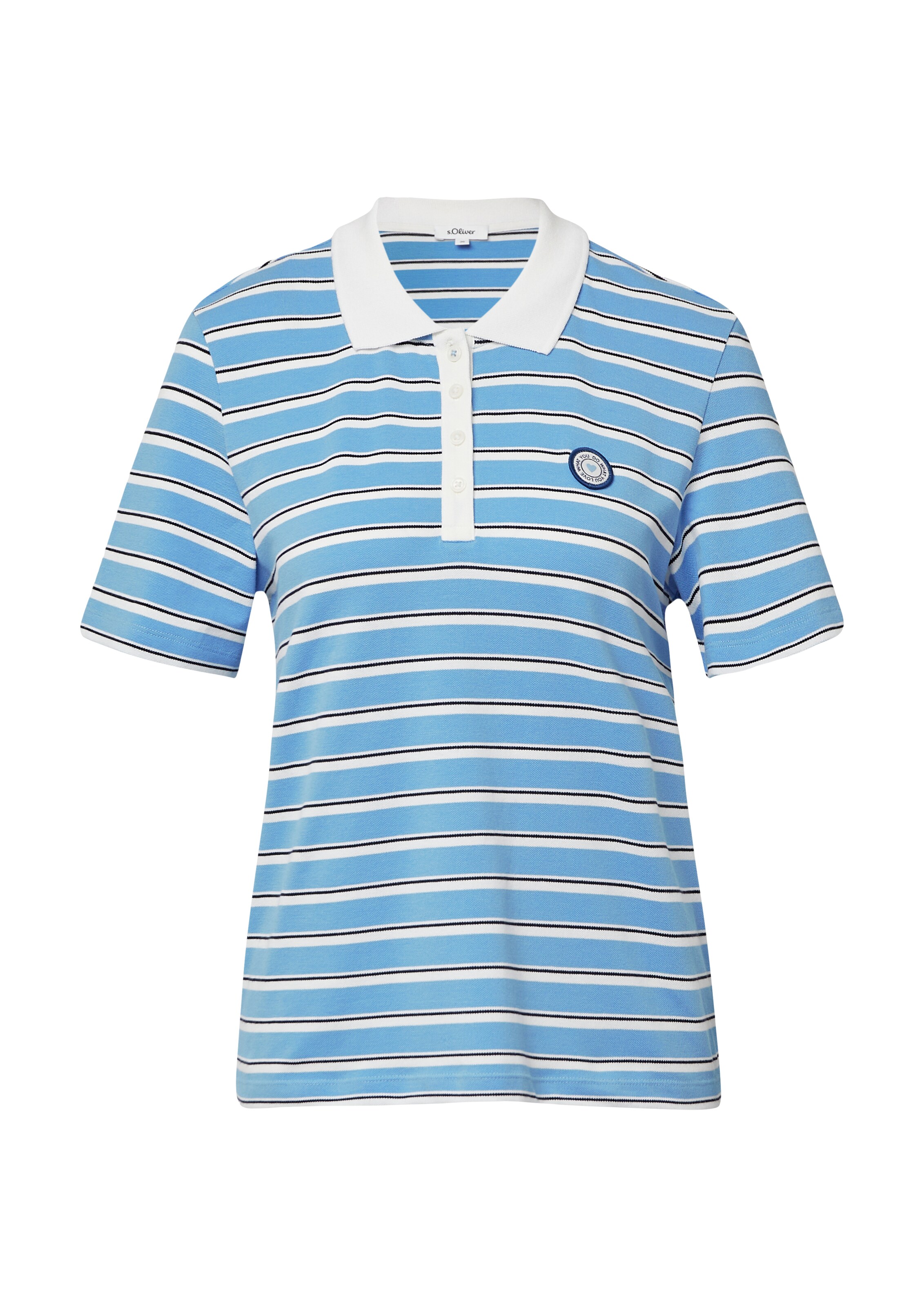 s.Oliver Shirt in Blauw: voorkant