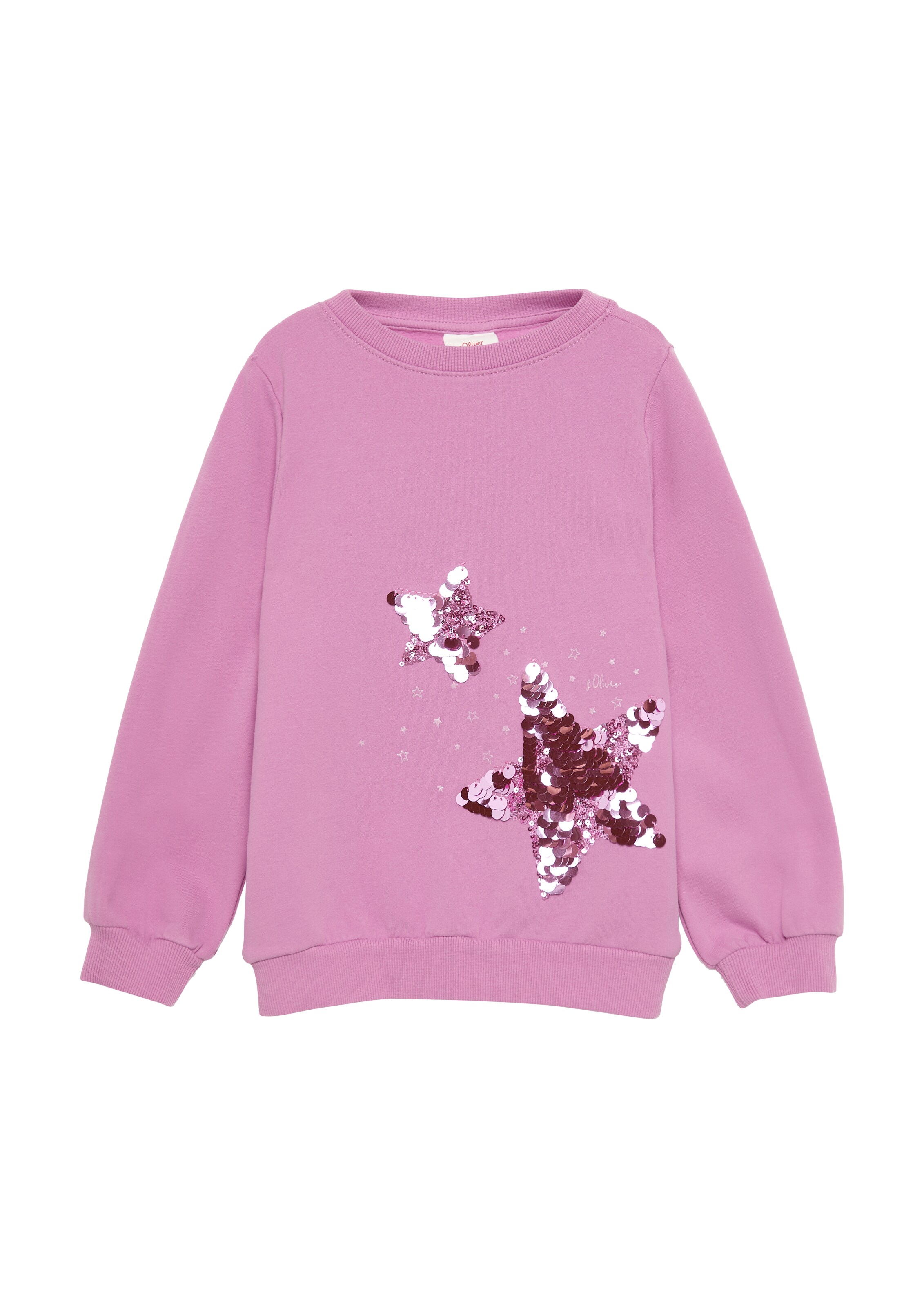 s.Oliver Sweatshirt in Pink: Vorderseite