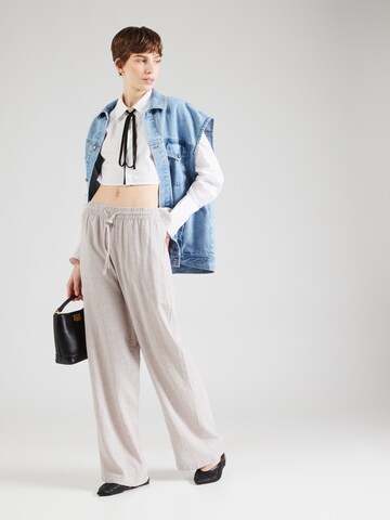 VERO MODA Широкий Штаны 'VMLinn' в Серый