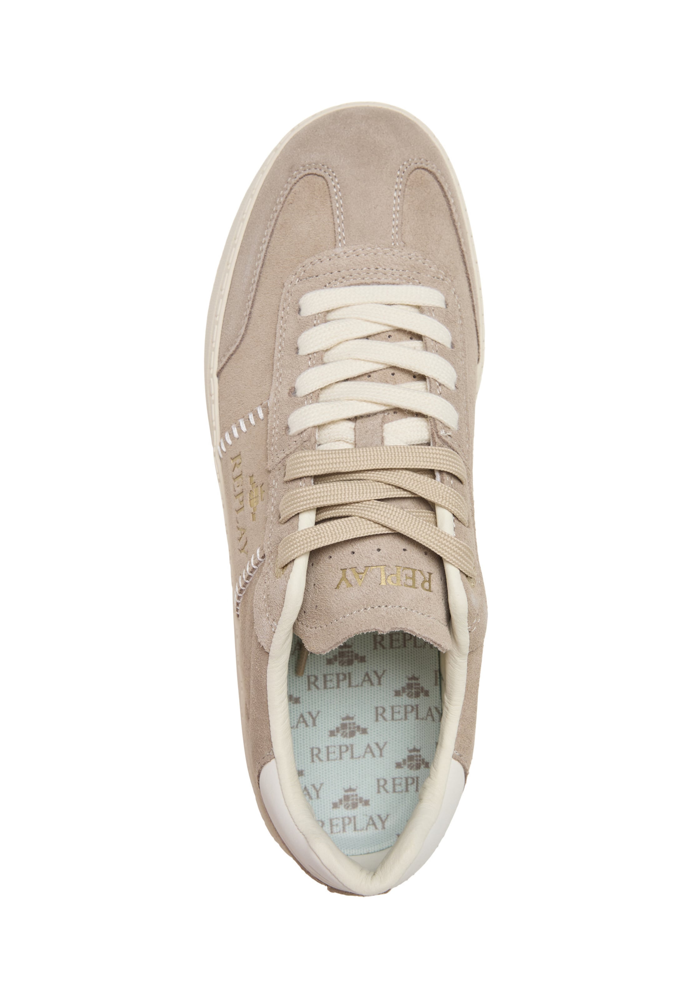 REPLAY Platform trainers 'Playme' in Beige