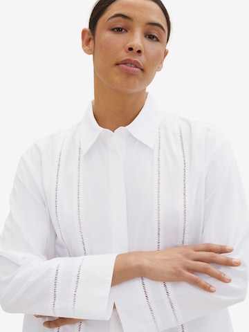 Camicia da donna di TOM TAILOR in bianco