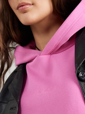 OH APRIL Mikina 'Nostalgia Heart' – pink