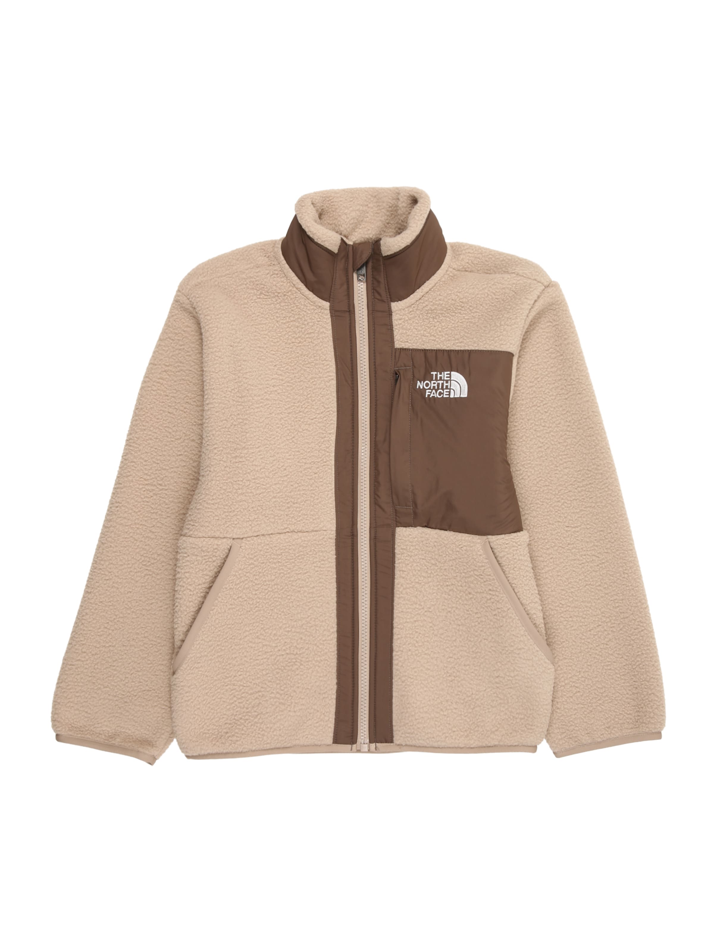 THE NORTH FACE Toiminnallinen fleecetakki 'YUMIORI' värissä beige: etupuoli