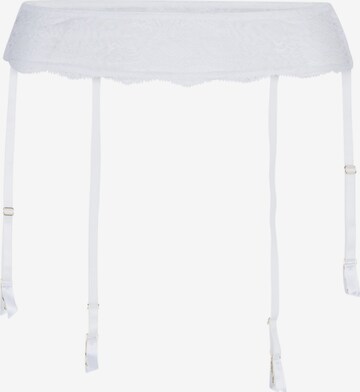 LingaDore Garter Belt in White: front