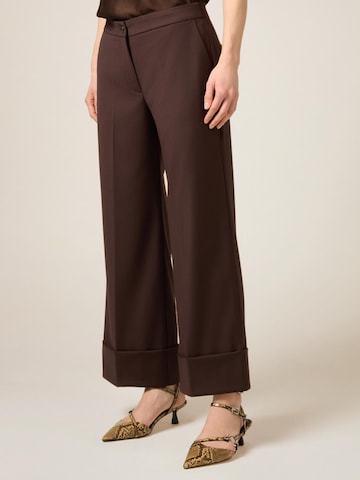 oltre Baggy Trousers in Brown