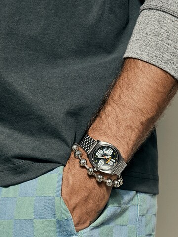 Nixon Analog Watch 'Time Teller' in Silver