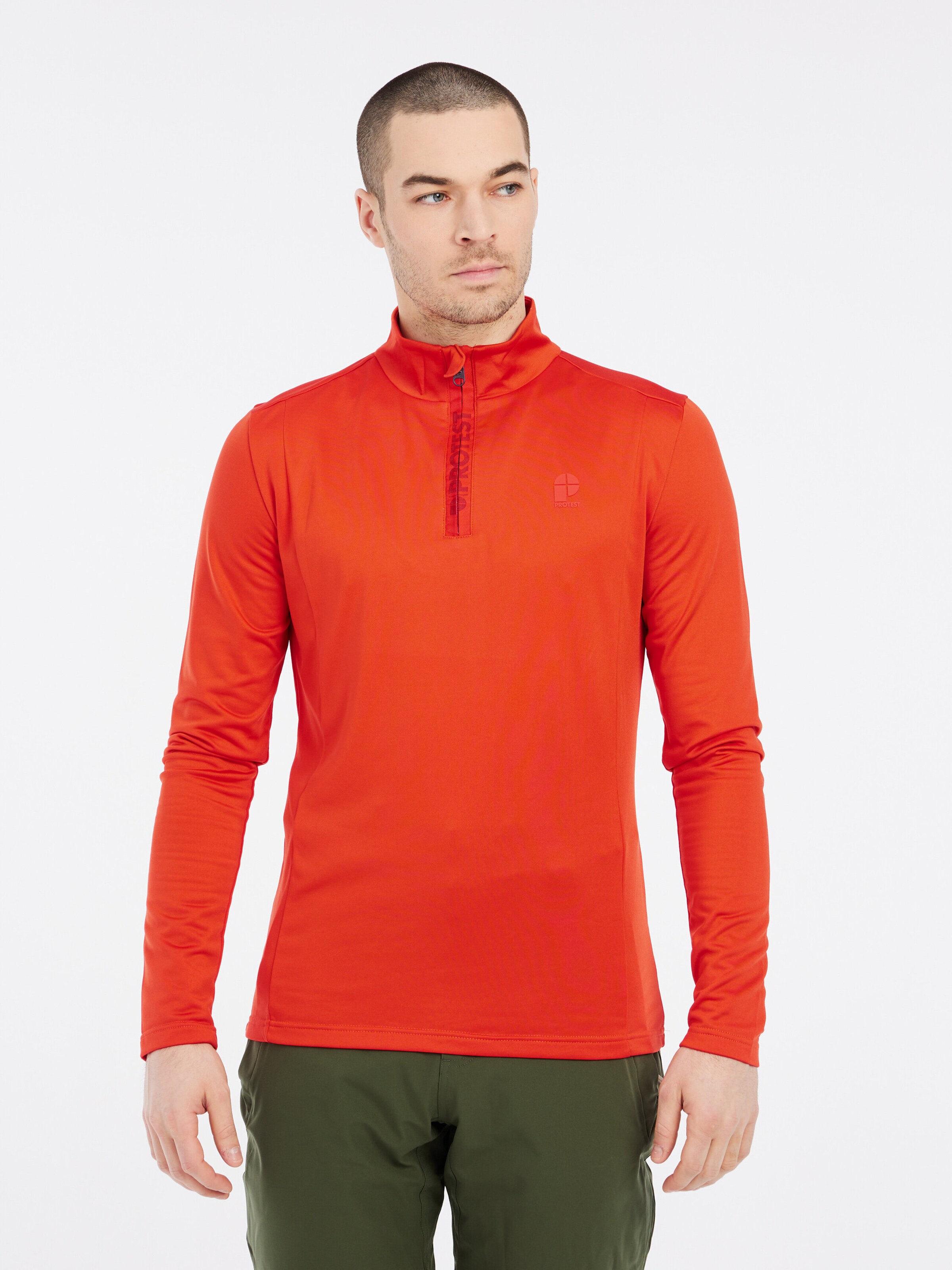 PROTEST Athletic Sweatshirt 'WILL' in Orange: front