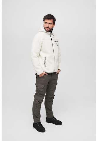 Brandit Fleecejacke in Weiß