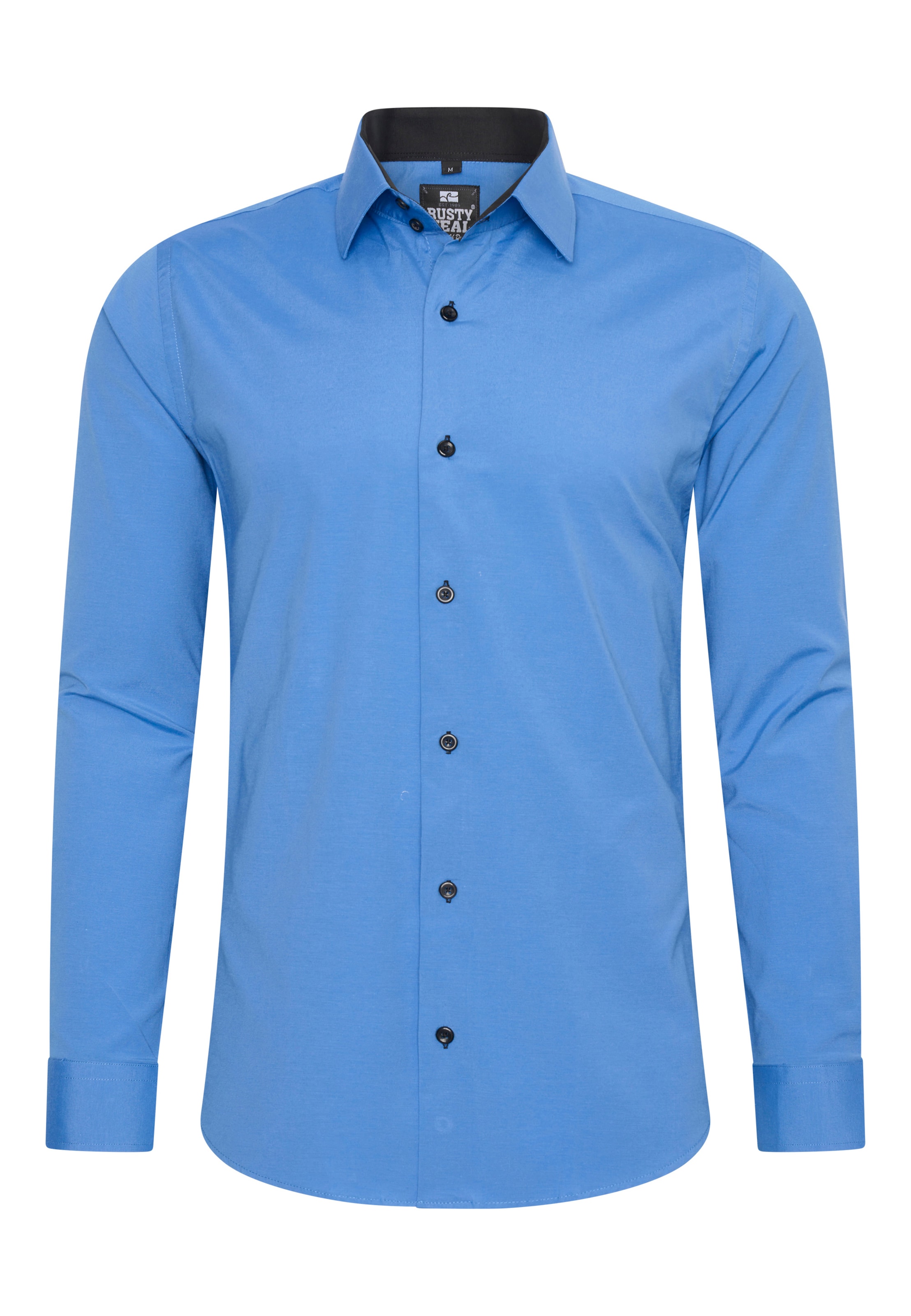 Rusty Neal Regular fit Overhemd in Blauw: voorkant