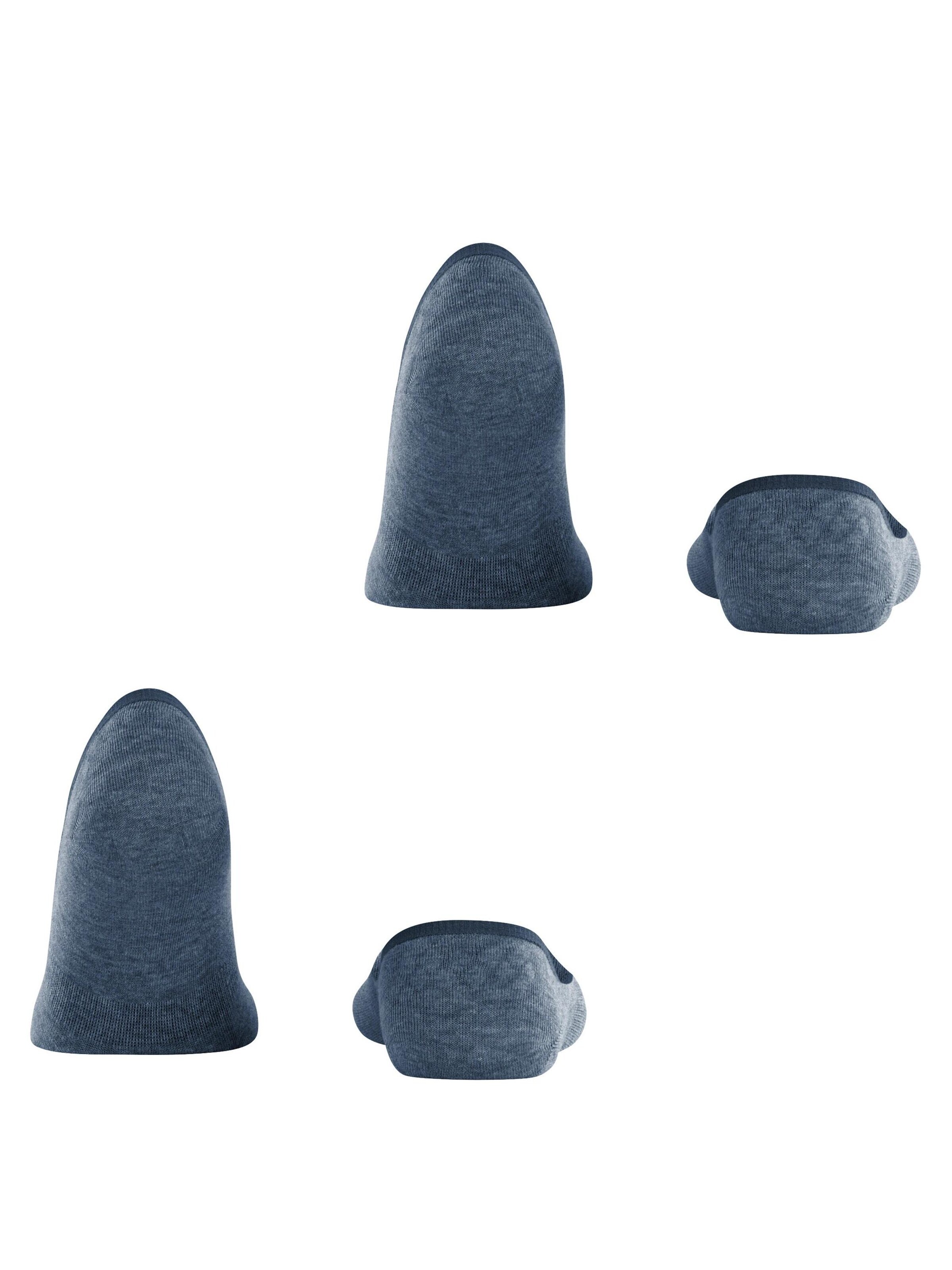 BURLINGTON Ankle Socks 'Everyday 2-Pack' in Blue