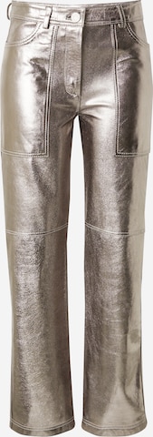 Regular Pantaloni 'DUNIA' de la Stella Nova pe argintiu: față