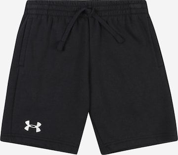 UNDER ARMOUR Normální Sportovní kalhoty 'Rival' – černá: přední strana