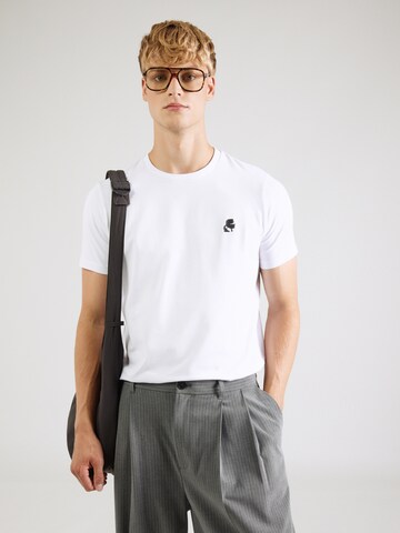 Maglietta di Karl Lagerfeld in bianco: frontale