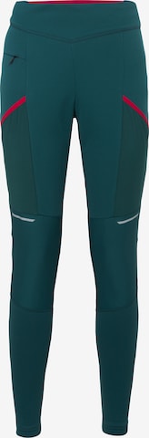 VAUDE Skinny Outdoor Pants 'Larice' in Green: front