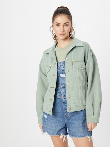 LEVI'S ® Between-season jacket '90s Trucker' in Green: front