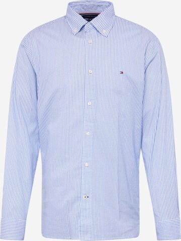 TOMMY HILFIGER Button Up Shirt in Blue: front