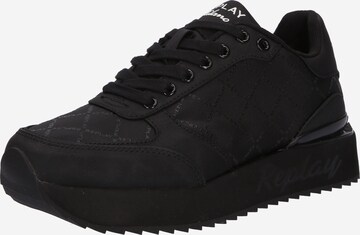 REPLAY Sneakers laag in Zwart: voorkant