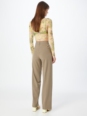 Loosefit Pantalon à plis 'Vilja' Soft Rebels en beige