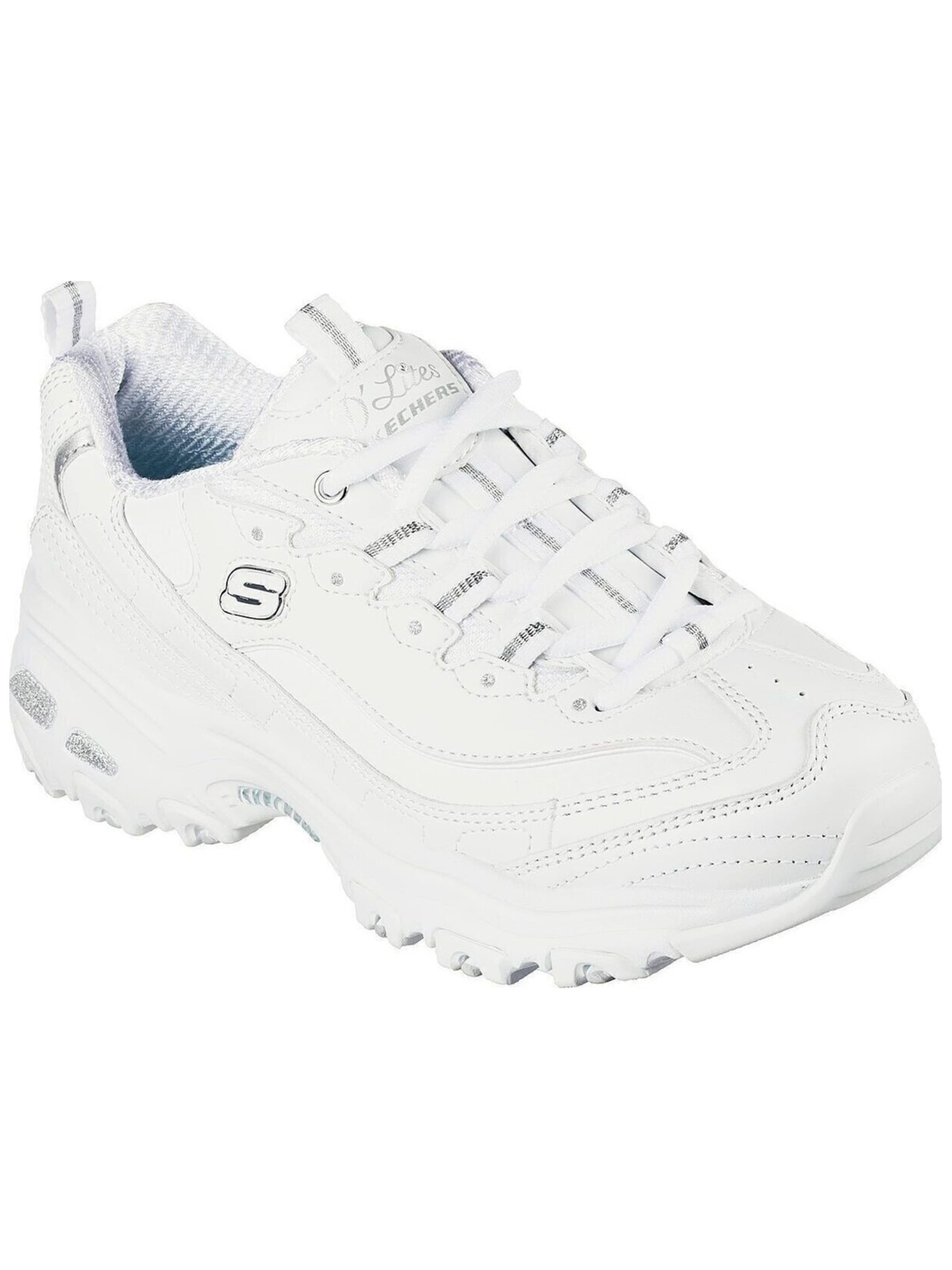SKECHERS Sneaker low 'Skechers DLites Fresh Start'‌‌‌‌‌‌‌‌ in Weiß
