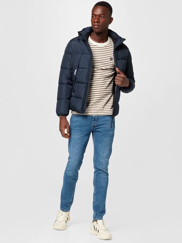 TOM TAILOR DENIM Tussenjas in Blauw