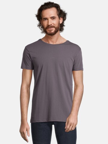 salzhaut Shirt 'DIEK' in Grijs: voorkant