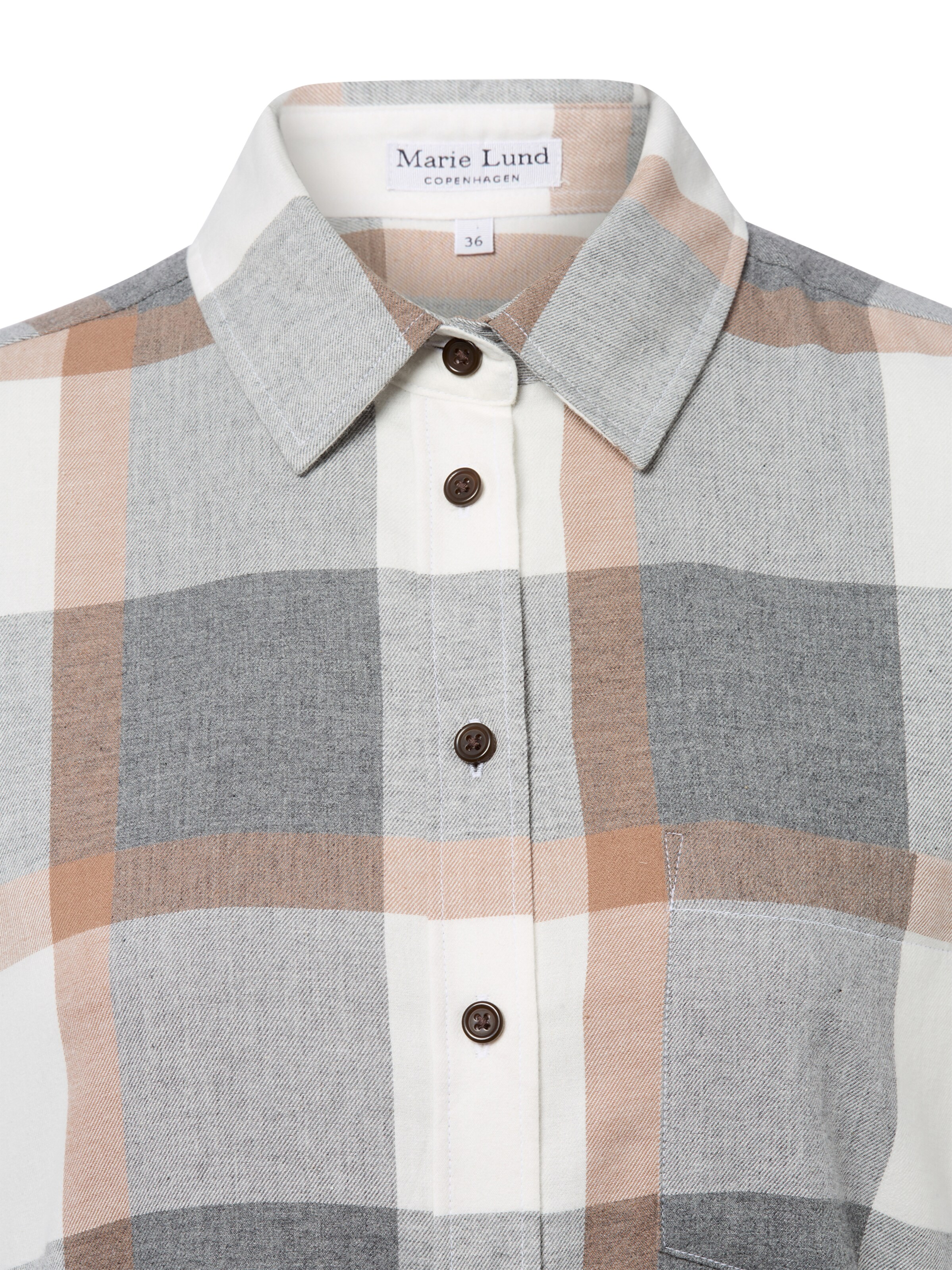 Marie Lund Blouse in Grey