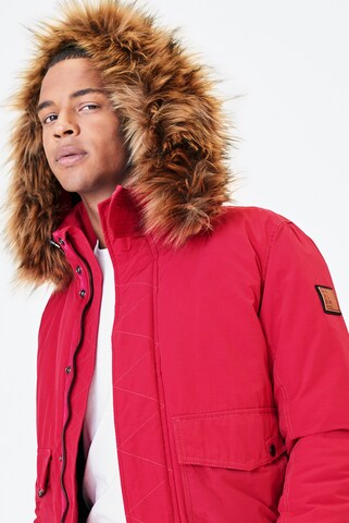 Harlem Soul Winter Jacket in Red