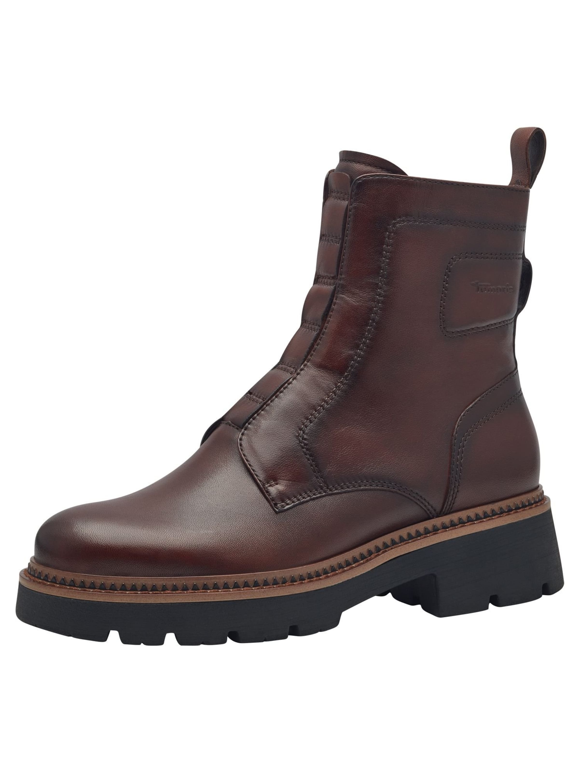 Tamaris Stiefelette in Braun: Vorderseite