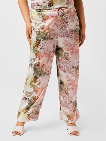 River Island Plus Pajama Pants in Pink: front