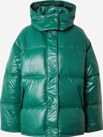 TOPSHOP Between-Season Jacket in Green: front