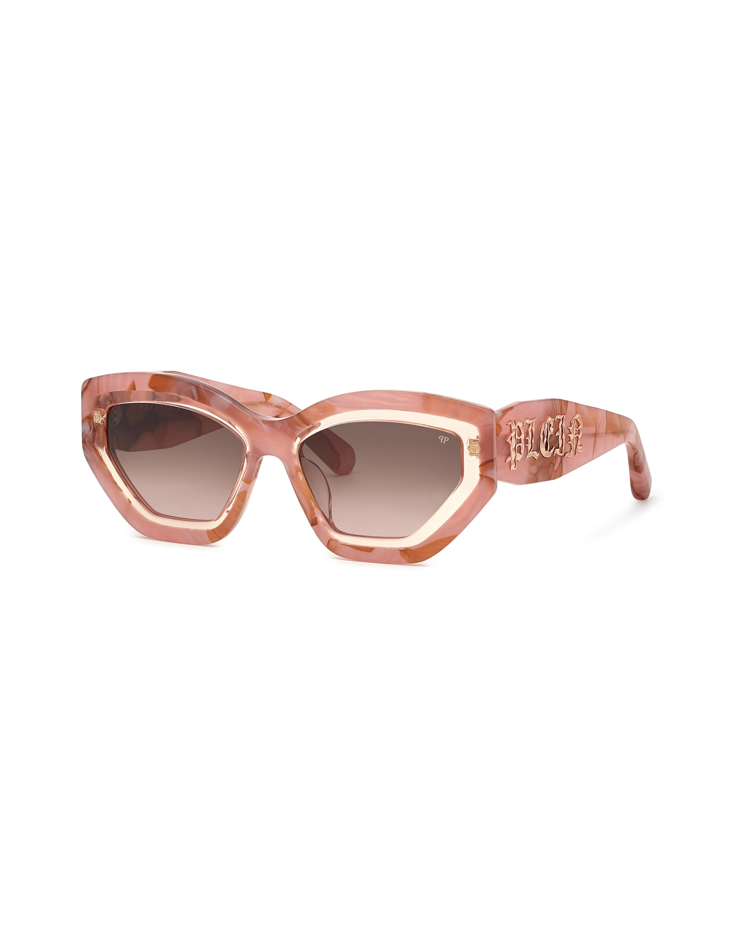 Philipp Plein Sonnenbrille in Pink