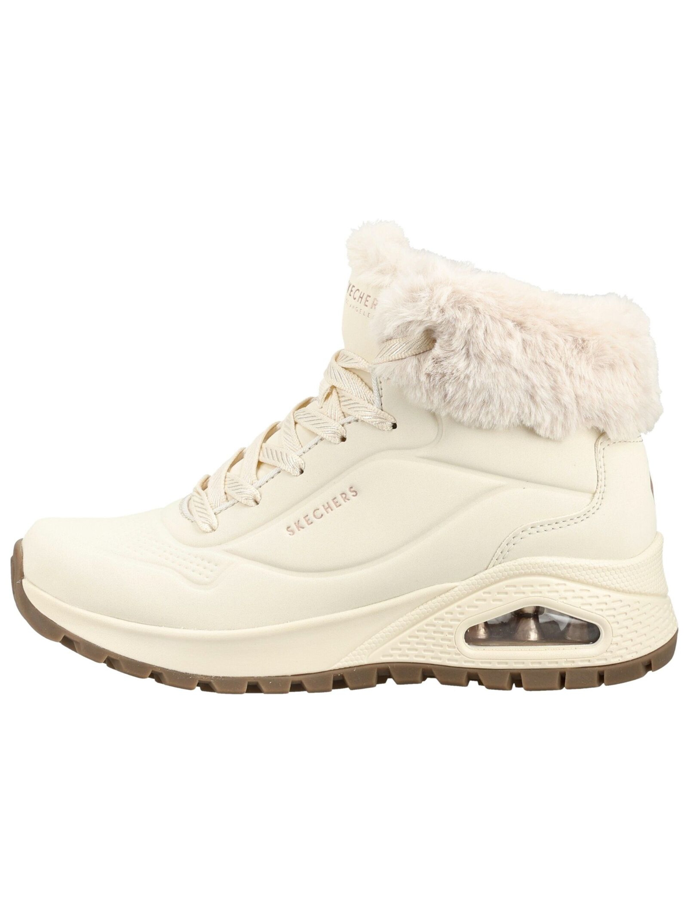 SKECHERS Lace-up bootie 'Uno Rugged' in White