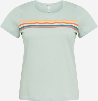 Maglia funzionale Only Play Curvy di colore grigio chiaro / petrolio / arancione / rosa / rosa antico, Visualizzazione prodotti