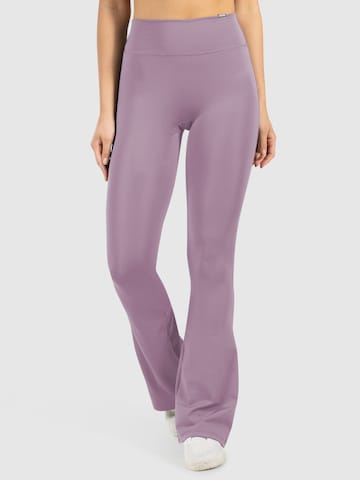 évasé Leggings 'Loreen' Smilodox en violet : devant