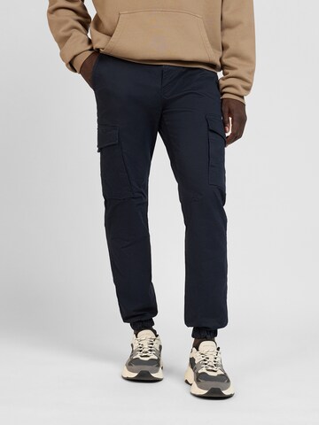 WOTEGA Slim fit Cargo Pants '341' in Blue