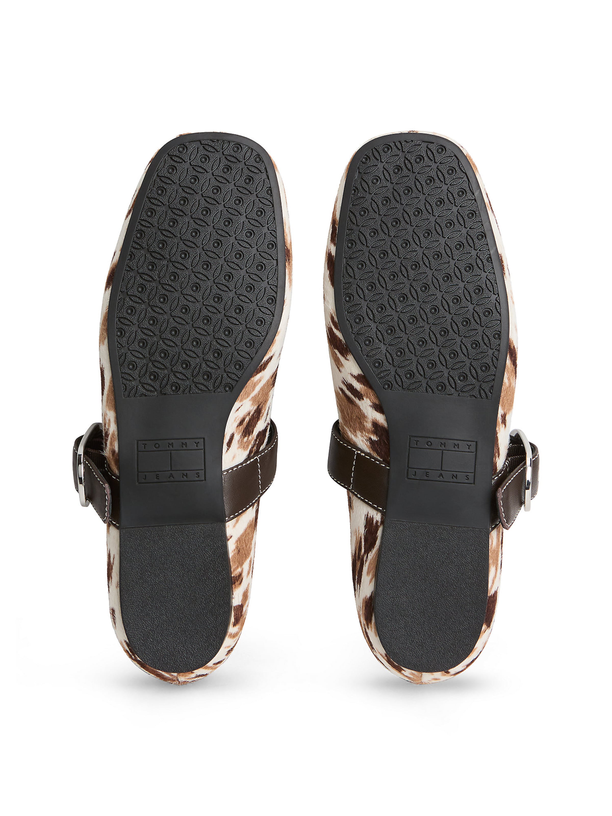 Tommy Jeans Strap ballerina in Brown