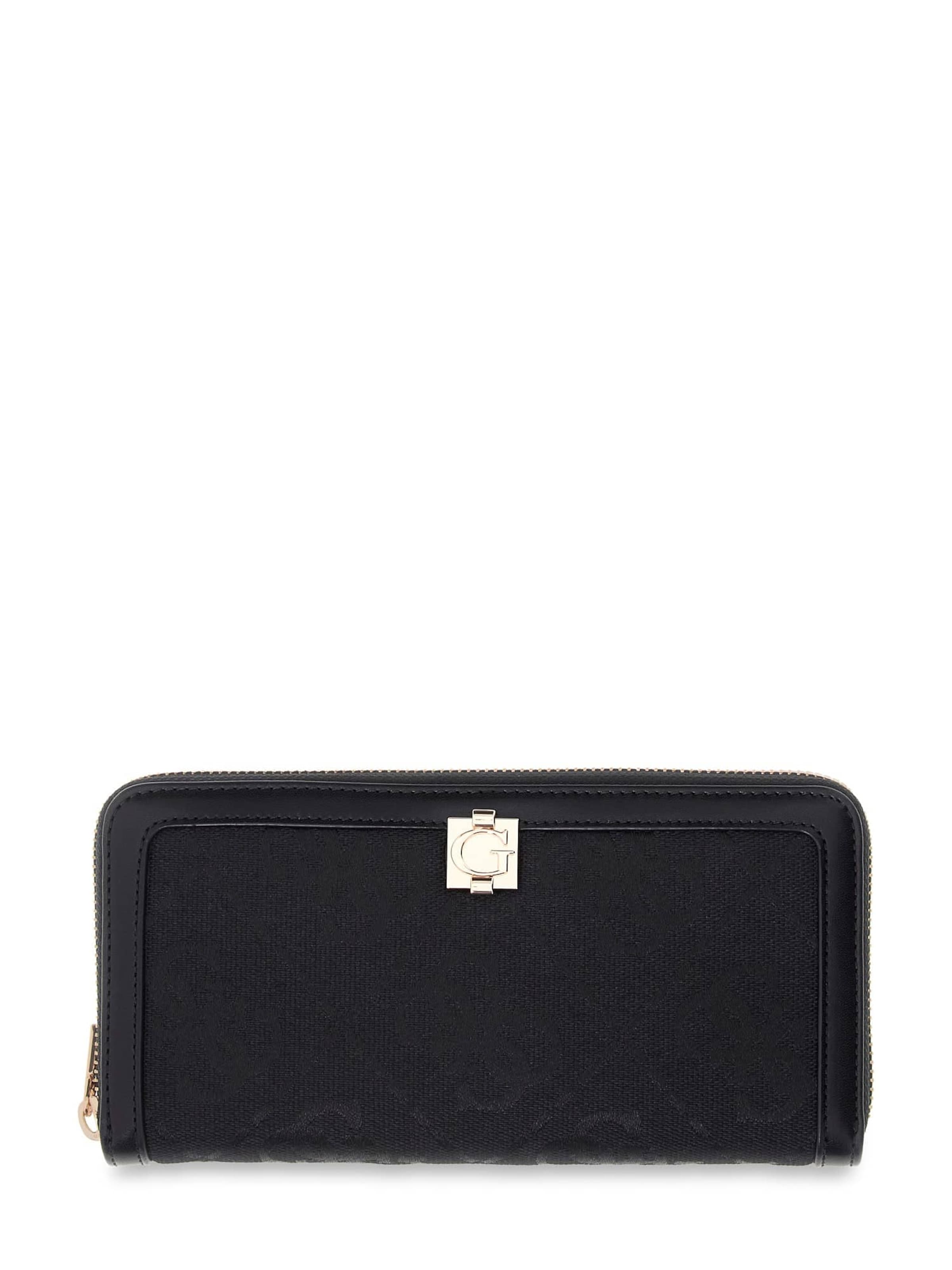 GUESS Wallet 'Audrey' in Black: front
